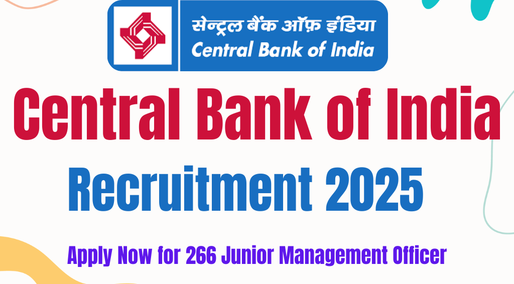 Central Bank of India Recruitment 2025