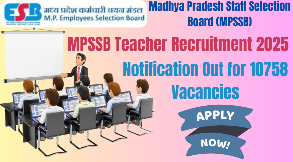 MPSSB Teacher Recruitment 2025