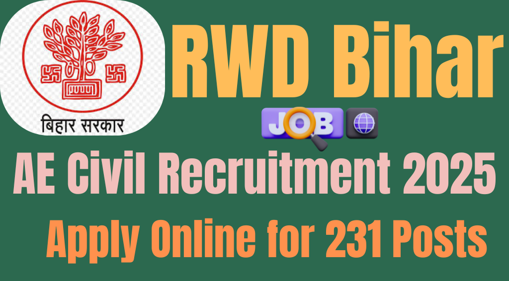 RWD Bihar AE Civil Recruitment 2025